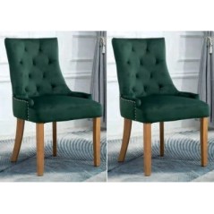 AM Lauren D Chair Dark Green